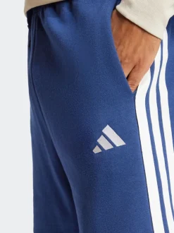 Blauw - adidas Essential 3-Stripes French Terry Shorts