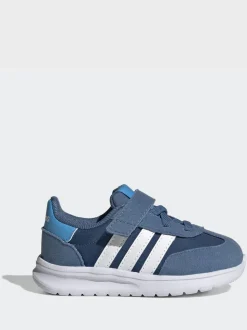 Blauw - adidas Run 70s 2.0 sneakers Klittenbandsneakers voor zuigelingen