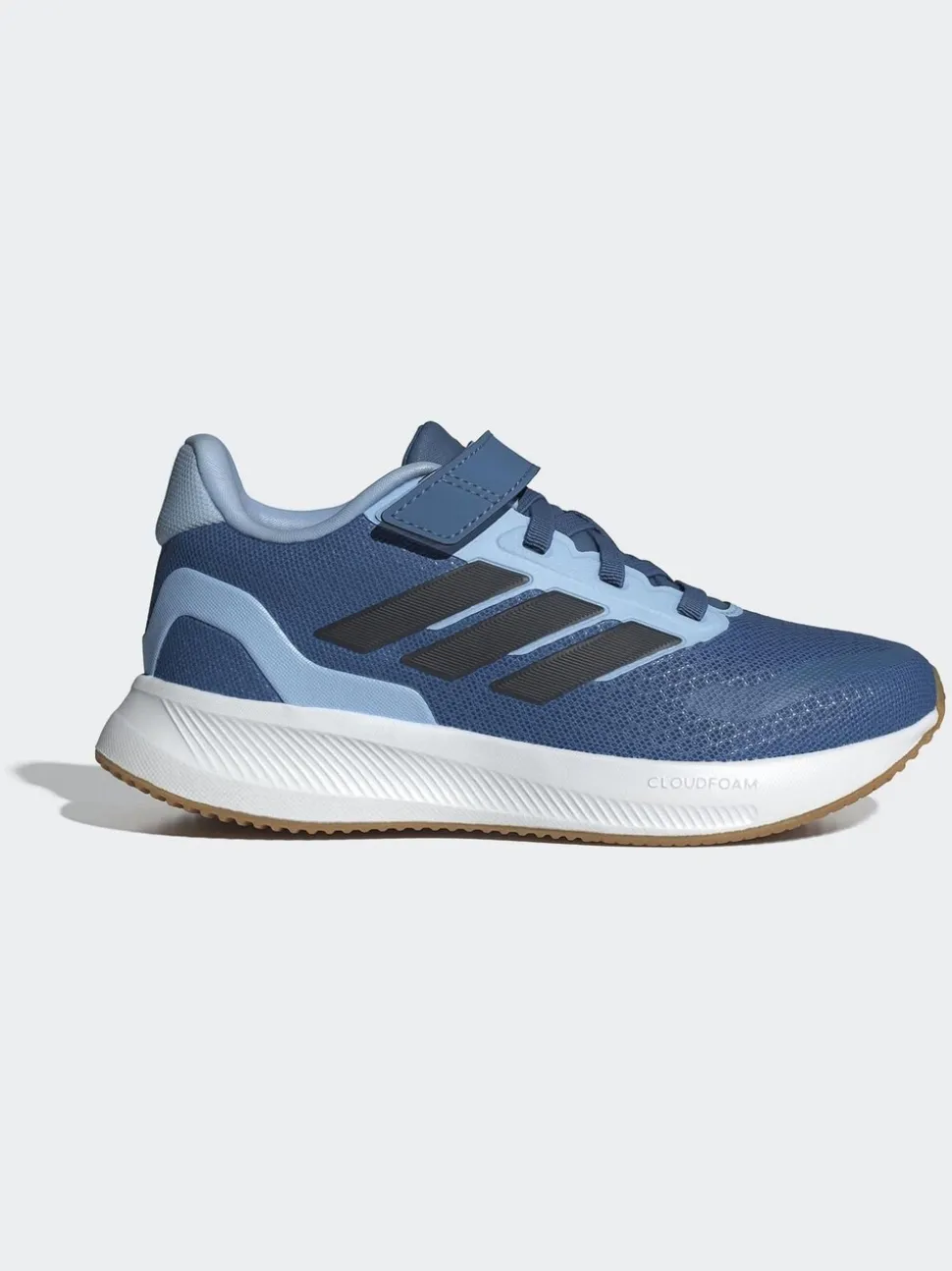 Blauw - adidas Runfalcon 5 kindersneakers met elastische veters
