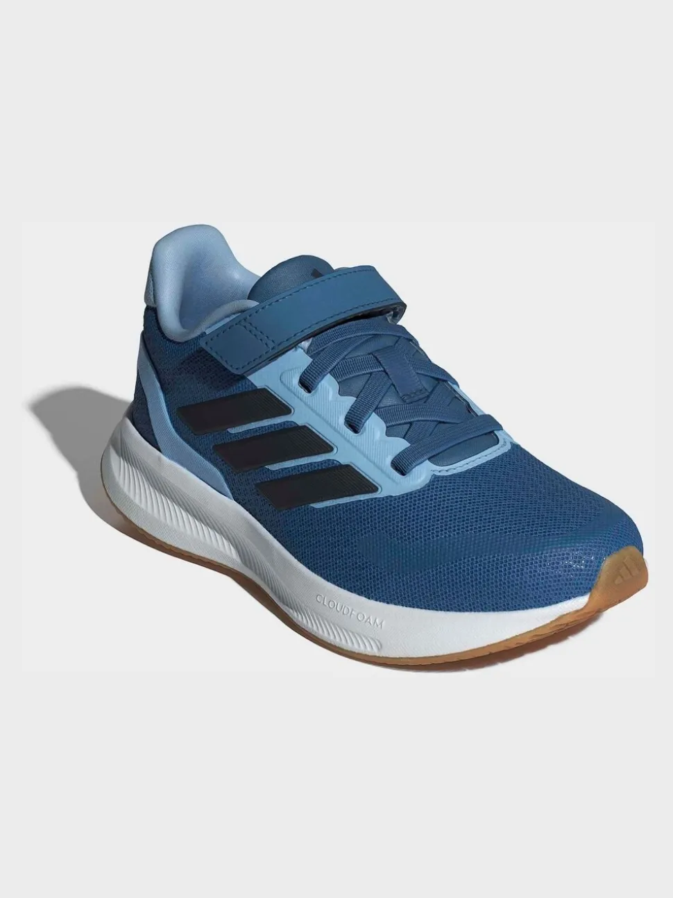 Blauw - adidas Runfalcon 5 kindersneakers met elastische veters