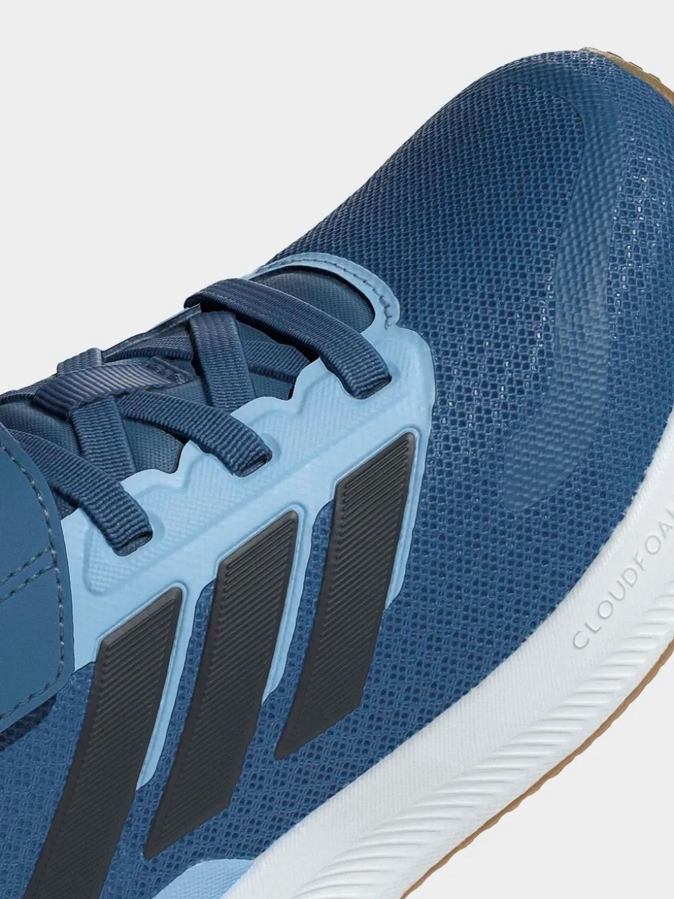Blauw - adidas Runfalcon 5 kindersneakers met elastische veters