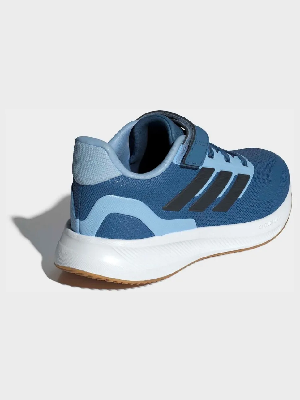 Blauw - adidas Runfalcon 5 kindersneakers met elastische veters