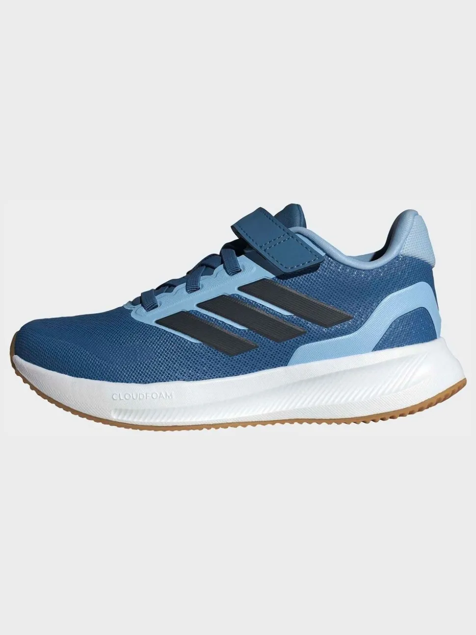 Blauw - adidas Runfalcon 5 kindersneakers met elastische veters