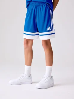 Blauw - adidas Squadra 25 kindershorts