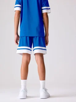 Blauw - adidas Squadra 25 kindershorts