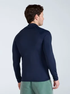 Blauw - Animal Sonny sneldrogend surfhemd met logo voor heren