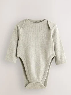 Blauw - Baby Hip Dysplasia Long Sleeve Bodysuits 3 Pack