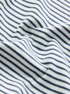 Blauw - Babyset van tuinbroek en rompertje (0 mnd-2 jr)