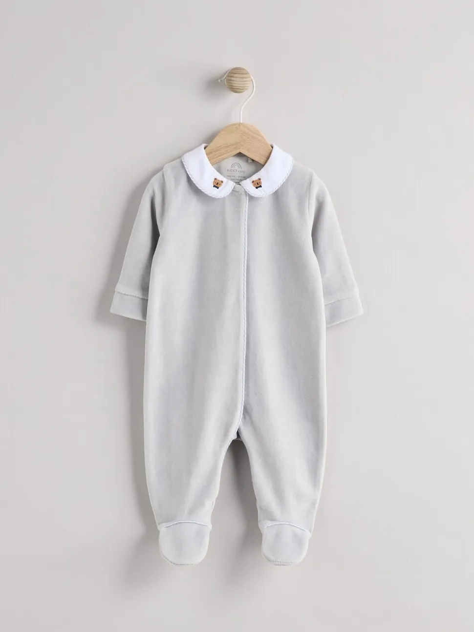 Blauw - Babyslaappakje met teddybeertextuur (0 mnd - 3 jr)