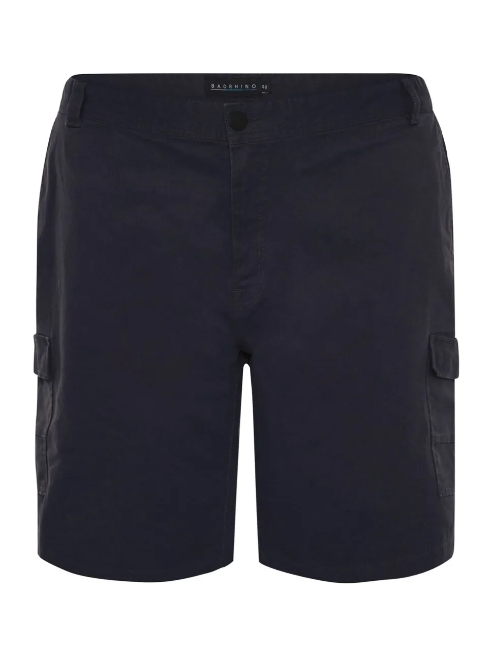 Blauw - Badrhino - Big & Tall - Cargoshort met stretch