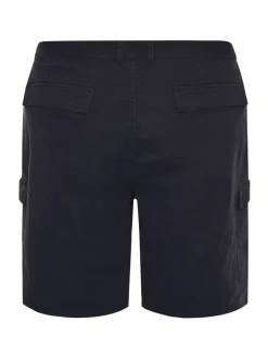 Blauw - Badrhino - Big & Tall - Cargoshort met stretch
