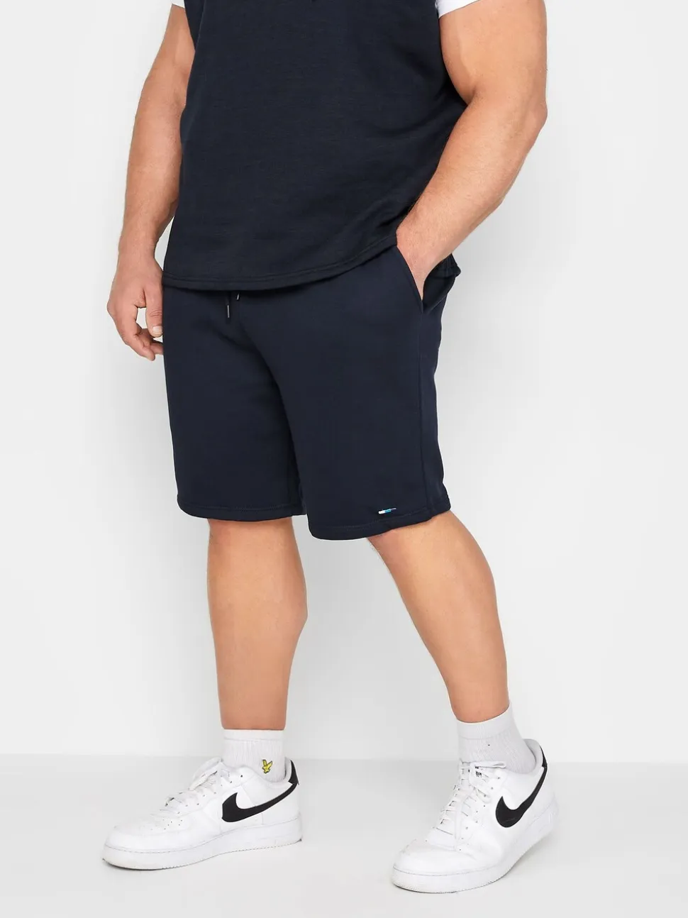 Blauw - BadRhino Big & Tall Jersey Shorts