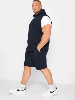 Blauw - BadRhino Big & Tall Jersey Shorts
