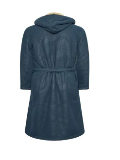 Blauw - BadRhino Big & Tall Waffle Borg-badjas