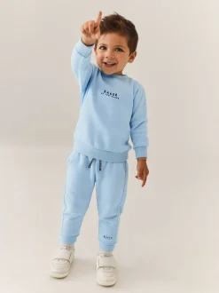 Blauw - Baker by Ted Baker set met sweatshirt en joggingbroek