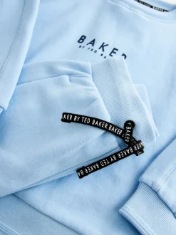 Blauw - Baker by Ted Baker set met sweatshirt en joggingbroek