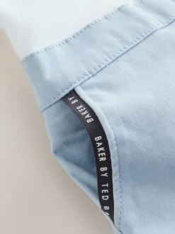 Blauw - Baker By Ted Baker - Modieus tweedelig lijkend rompertje