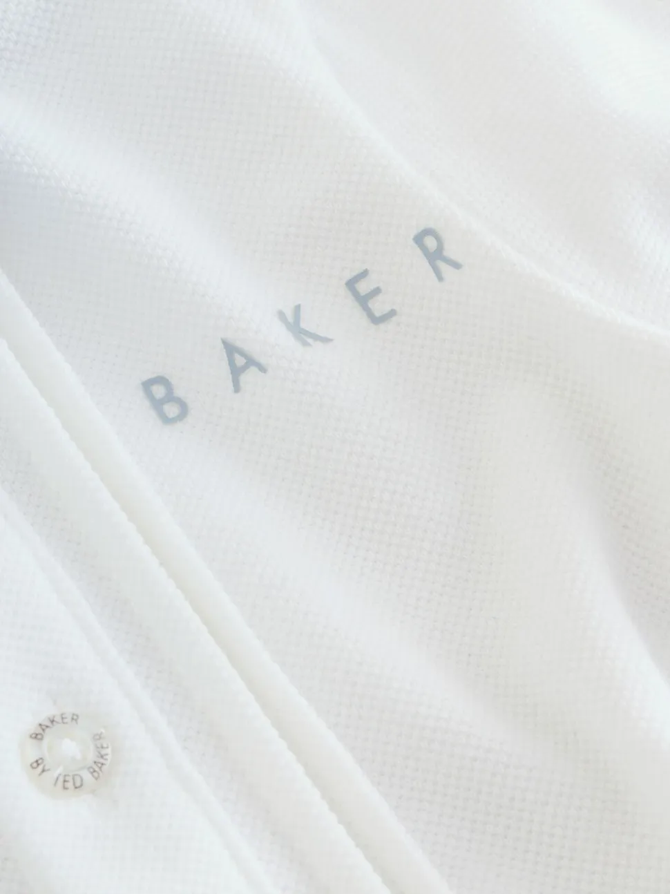 Blauw - Baker By Ted Baker - Modieus tweedelig lijkend rompertje