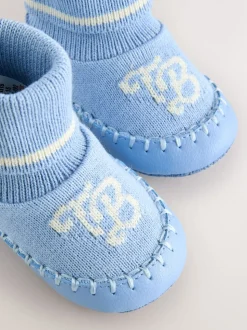 Blauw - Baker by Ted Baker gebreide laarsjes voor Jongens