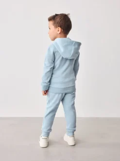 Blauw - Baker by Ted Baker 100% katoenen (0 - 6 jr) driedelig trainingspakset