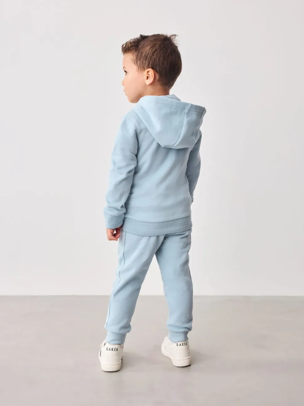 Blauw - Baker by Ted Baker 100% katoenen (0 - 6 jr) driedelig trainingspakset