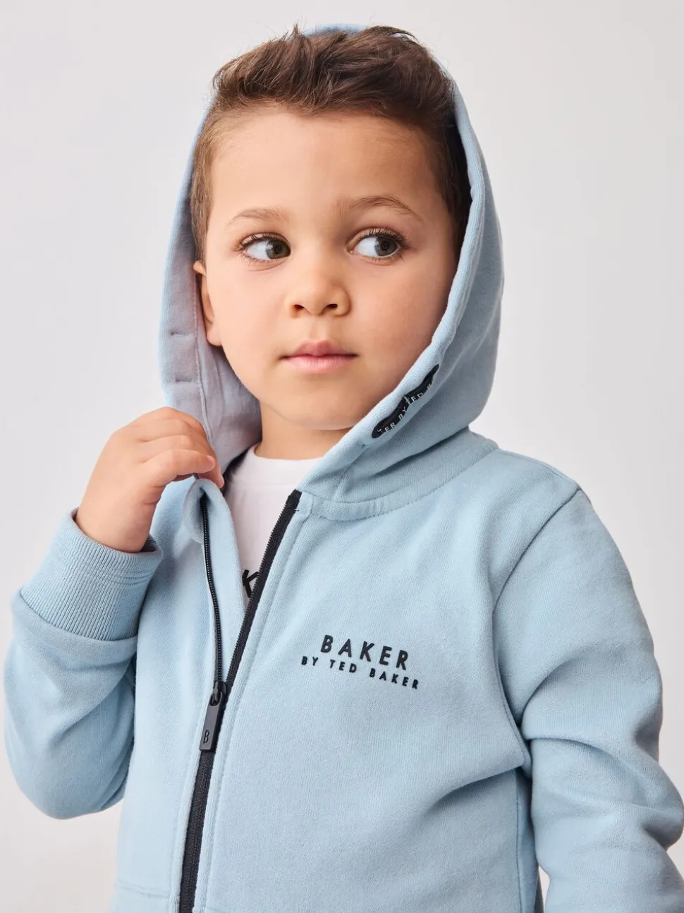 Blauw - Baker by Ted Baker 100% katoenen (0 - 6 jr) driedelig trainingspakset