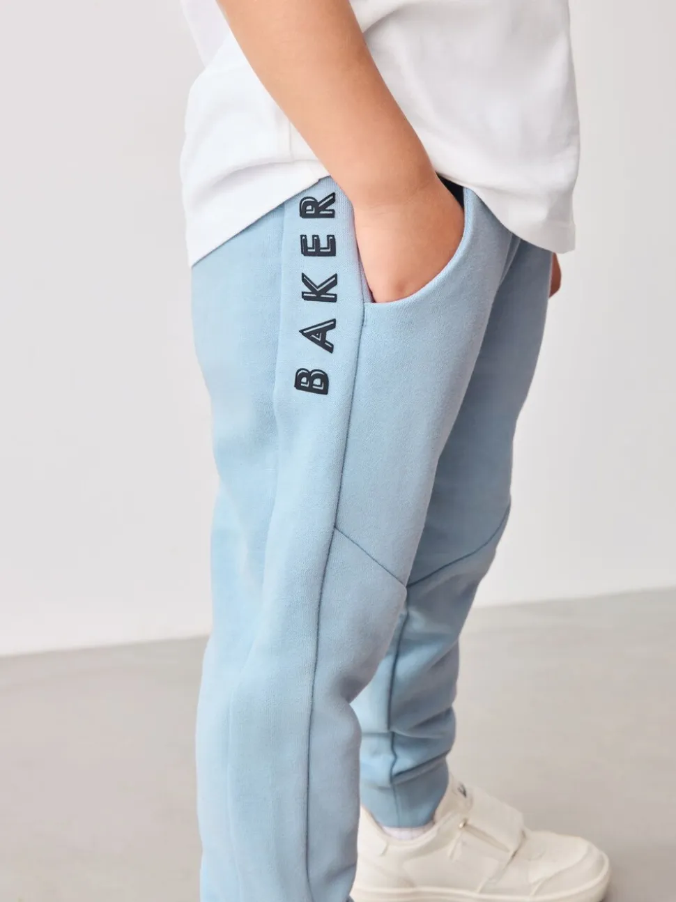 Blauw - Baker by Ted Baker 100% katoenen (0 - 6 jr) driedelig trainingspakset