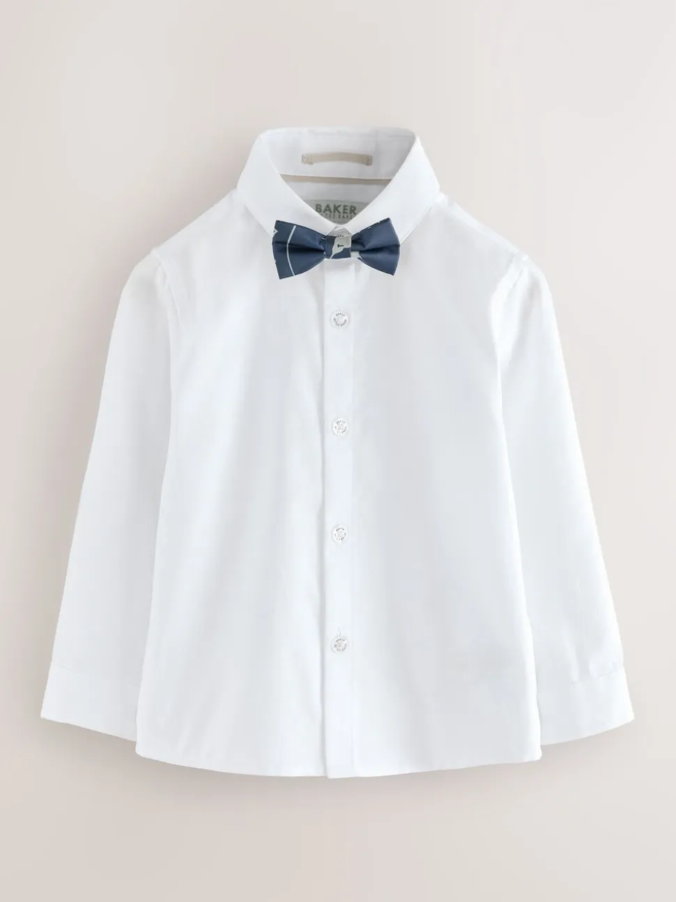 Blauw - Baker by Ted Baker set van gilet, overhemd en broek