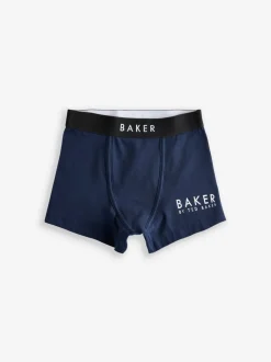 Blauw - Baker by Ted Baker set van 5 boxershorts