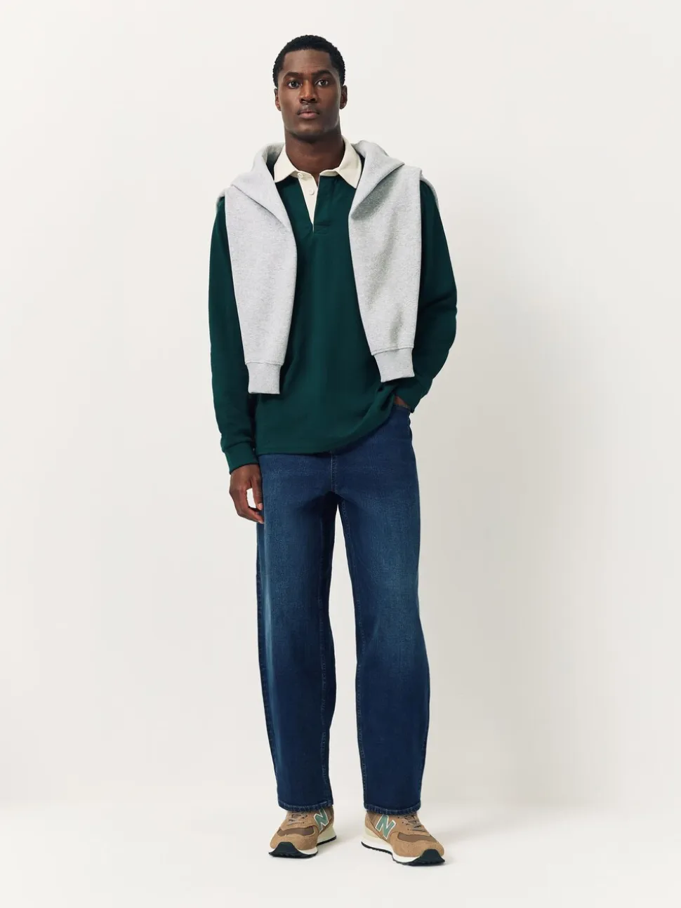 Blauw - Barrel Fit Classic Stretch Jeans