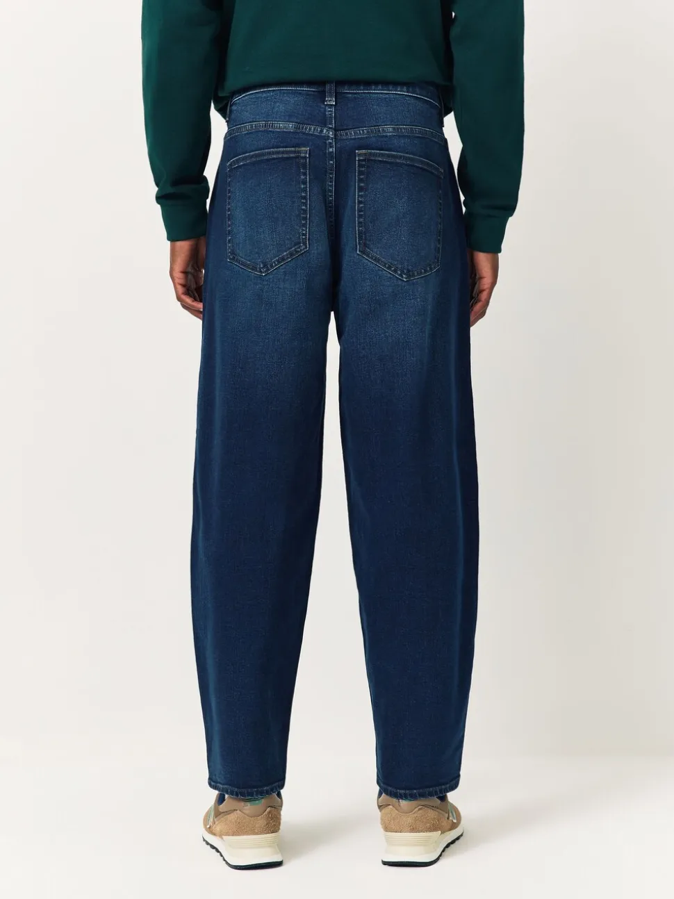 Blauw - Barrel Fit Classic Stretch Jeans