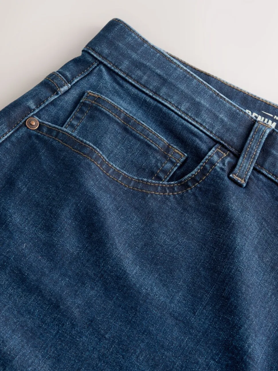 Blauw - Barrel Fit Classic Stretch Jeans