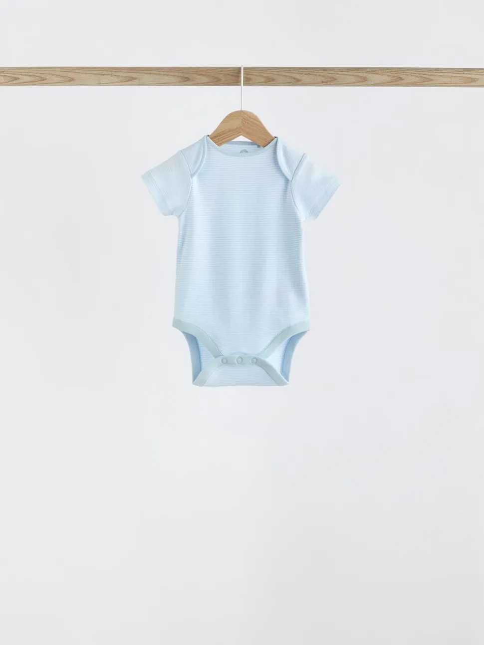 Blauw - Beer Baby Bodysuits met korte mouwen