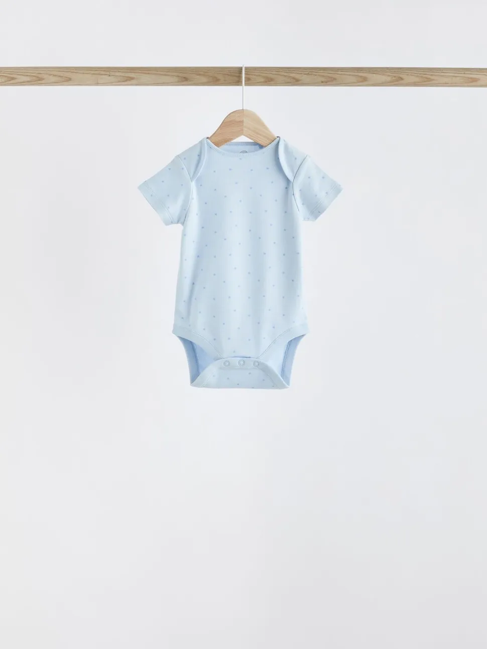 Blauw - Beer Baby Bodysuits met korte mouwen