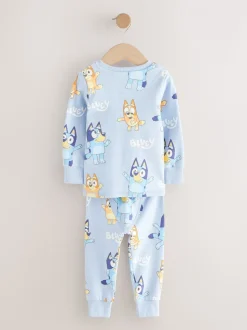 Blauw - Bluey behaaglijke pyjama (12mnd-8jr)