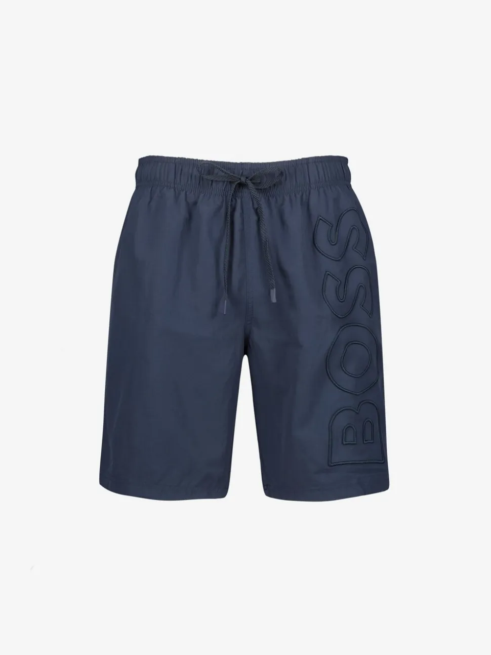 Blauw - BOSS Gevoerde zwembroek met walvis-logo