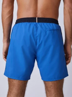 Blauw - BOSS Starfish sneldrogende zwembroek