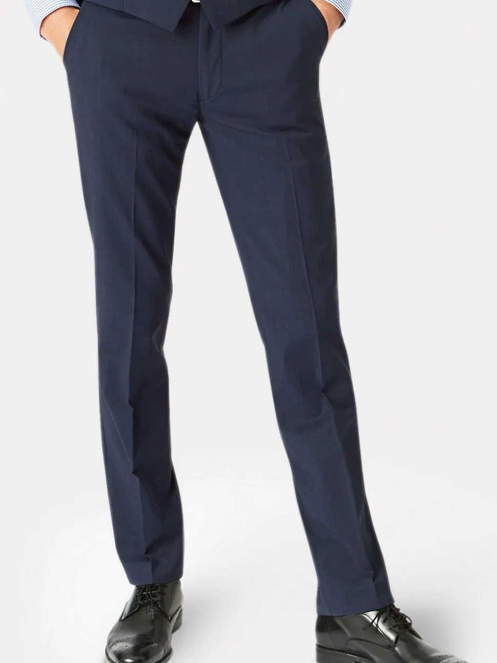 Blauw - Brook Taverner Cassino Slim Fit Trousers
