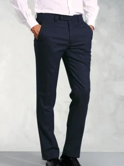 Blauw - Brook Taverner Flannel Trousers