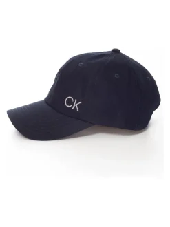 Blauw - Calvin Klein Golf 100% zwarte katoenen keperstof petten