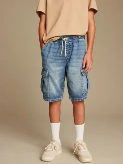 Blauw - Cargoshort (3-16jr)