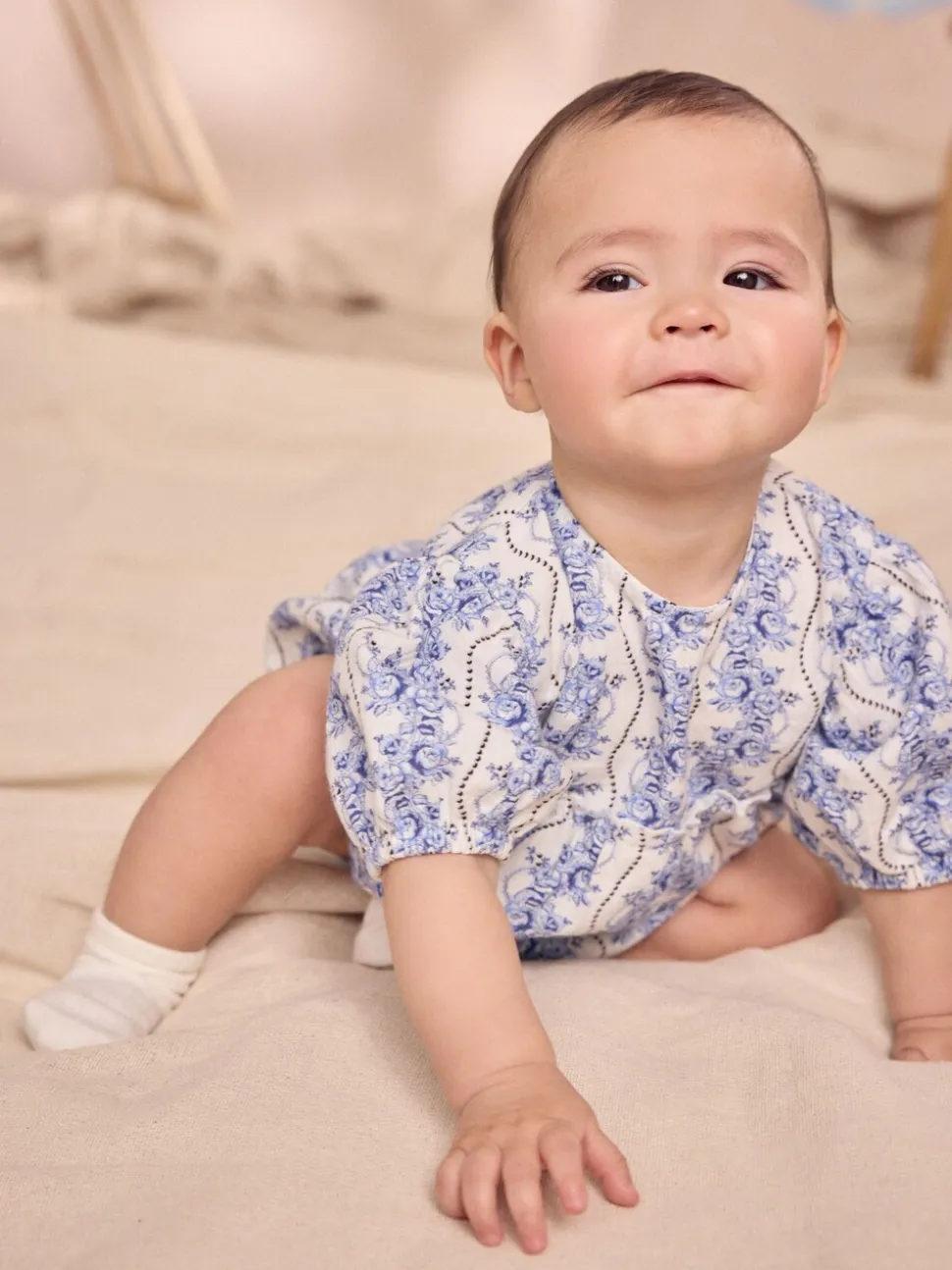 Blauw - Cath Kidston Baby Rompertje