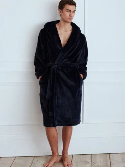 Blauw - Chelsea Peers - Fleece badjas