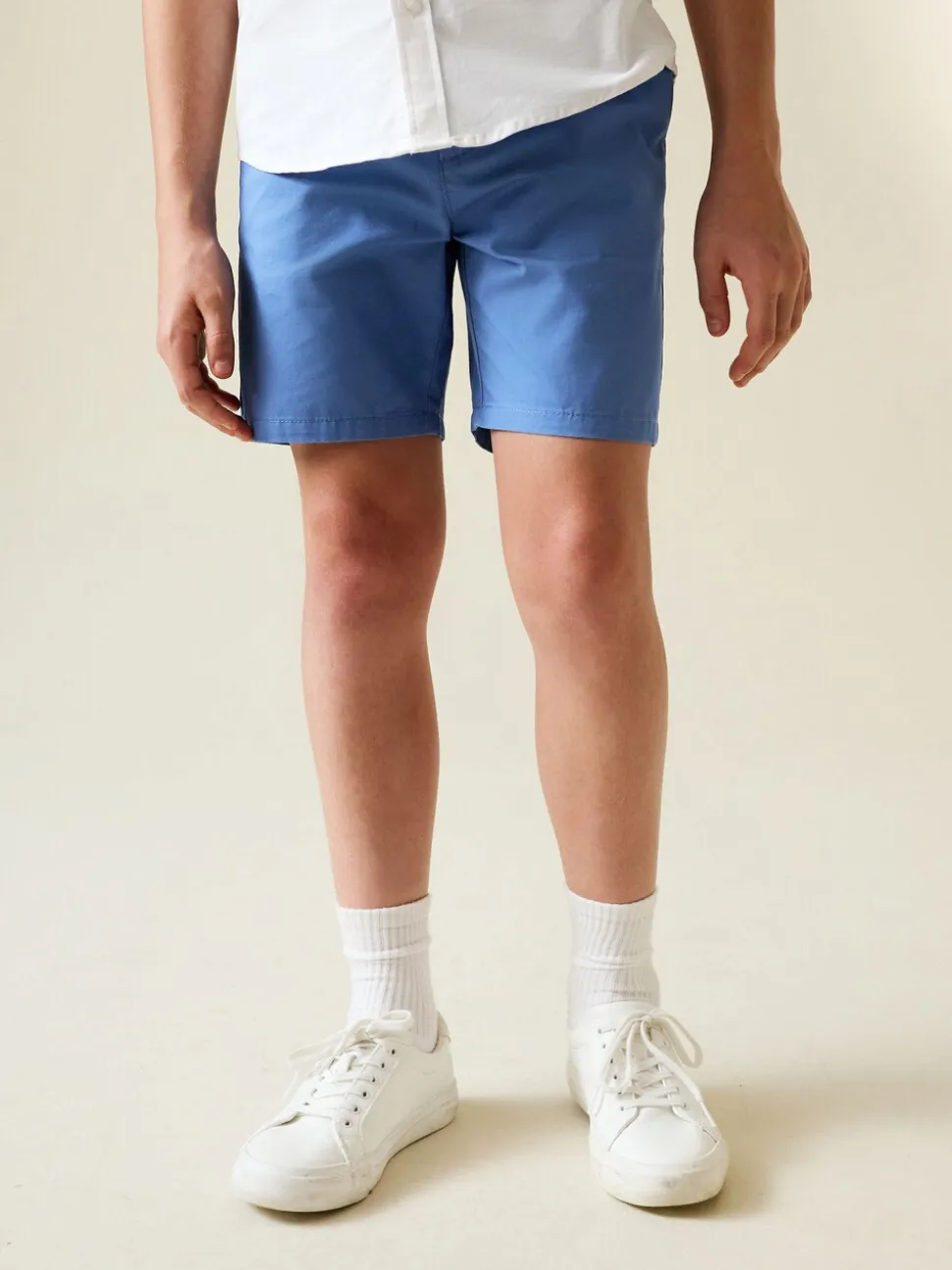 Blauw - Chinoshort (3-16 jr)