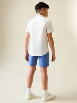 Blauw - Chinoshort (3-16 jr)