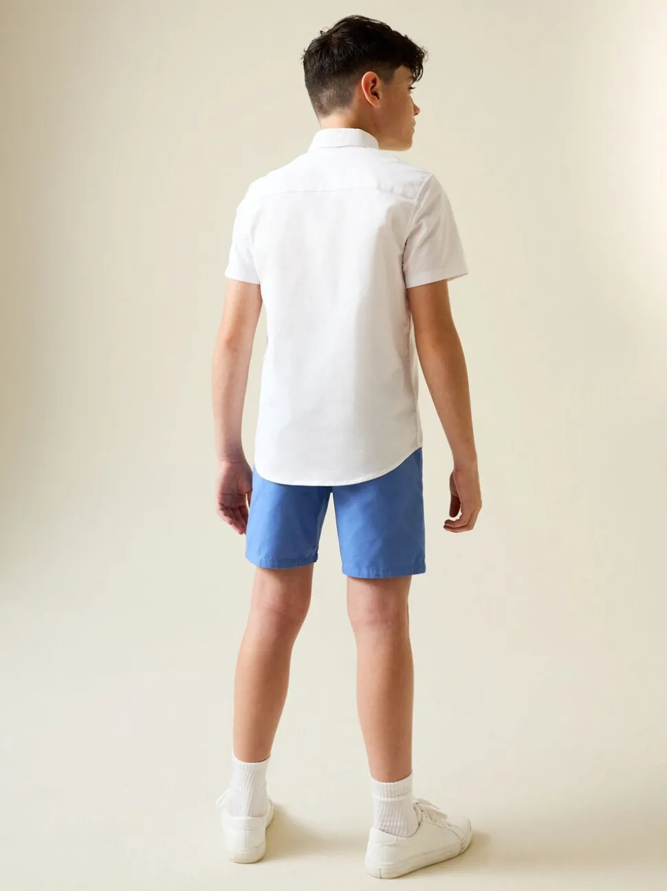 Blauw - Chinoshort (3-16 jr)