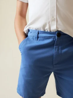 Blauw - Chinoshort (3-16 jr)