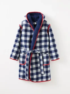 Blauw - Cotton On Hooded Dressing Gown