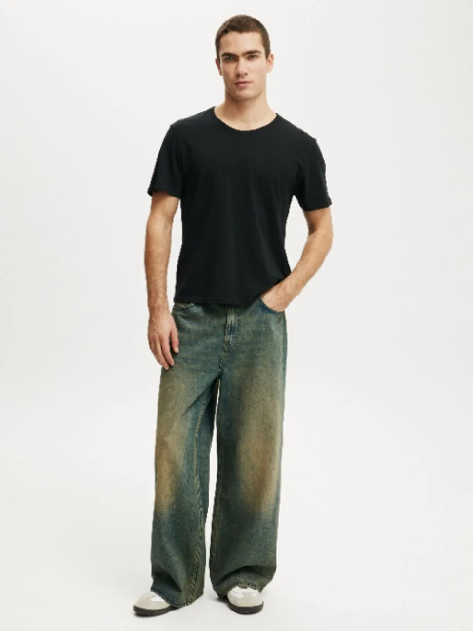 Blauw - Cotton On Super Baggy Jeans