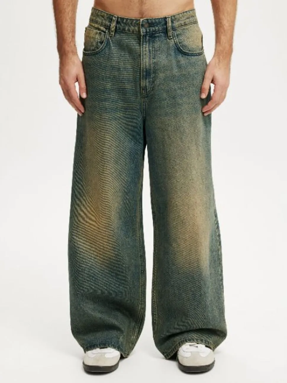 Blauw - Cotton On Super Baggy Jeans